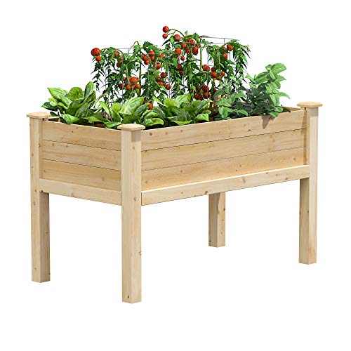 Greenes Fence RCEV2448 Fence Elevated Garden Bed 48 L x 24 W x 31 Cedar