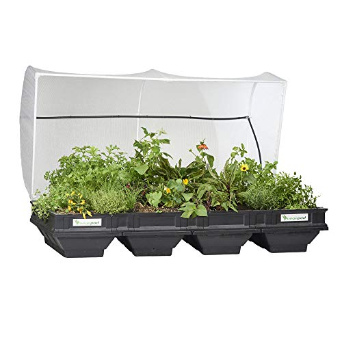 Vegepod  Raised Garden Bed  Self Watering Container Garden Kit with Protective Cover Easily Elevated to Waist Height 10 Years Warranty (Large)