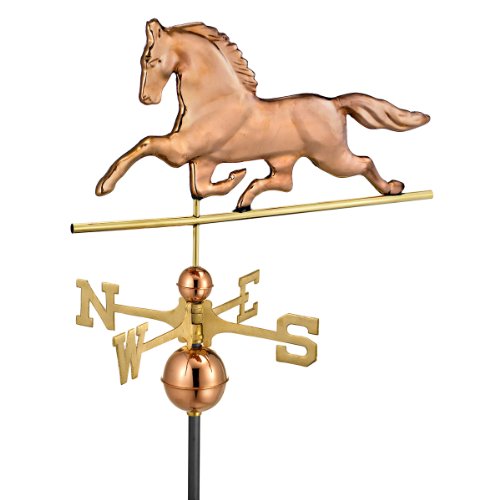 Design Toscano Patchen Horse Full-Size Copper Weathervane Copper