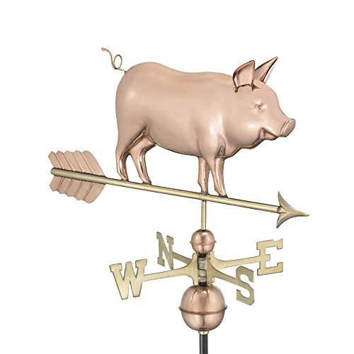 Good Directions 9550P Country Pig Weathervane - Copper