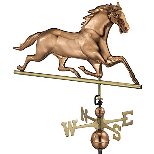 Good Directions Horse Weathervane Pure Copper
