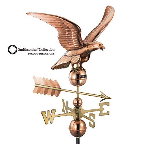 Good Directions Smithsonian Eagle Weathervane Pure Copper