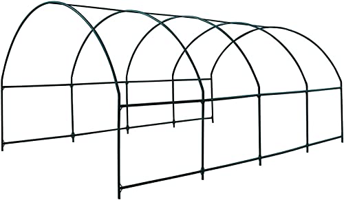 BenefitUSA MultiSize Large Garden Support Arch Frame Climbing Plant Arch Arbor for FlowersFruitsVegetables (197X98X7)