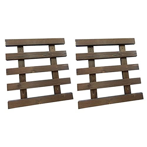 Wooden Planter Frame Display 2pcs Wall Planters Hanging Wall Planters for Outdoor Plants Air Plants Succulents Holders Hanger Vertical Garden Plant Wall Decor