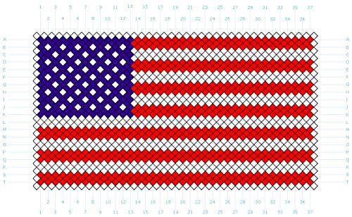 Ingersoll Products Inc Fence Pixel Fence Decoration Kit  9x5 American Flag