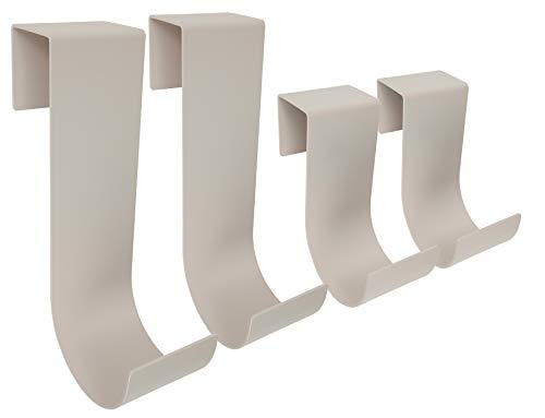 MIDE Products 13SETT Fence Hooks Fits 114 Inch to 158 inch Railing TanBeige