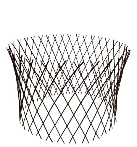Master Garden Products Circular Willow Lattice Fence 30 by 60Inch