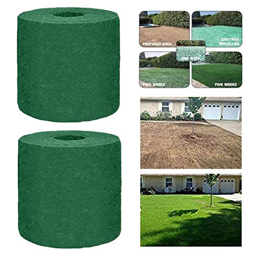 Grass Seed Mat Roll  Biodegradable Lawn Seed Mat  Backyard Plant Growing Grass Seed Germination Blanket onePiece Solutionjust Water and Grownot Fake or Artificial Turf