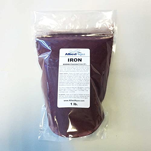 Allied Aqua Chelated Iron EDDHA 6  Iron Chelate FeEDDHA 1 Pound  aquaponics Garden