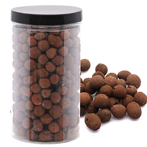 wohohoho Expanded Hydroponic Clay Pebbles 1L105qt 11Oz 8mm12mm Natural Organic Grow Media for Hydroponics Drainage Decoration Aquaponics and Other Gardening Essentials