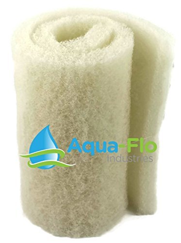 Aqua Flo 20x 56x 2 White Coarse Bulk Filter Media Roll for Koi Pond Waterfall Filters  Skimmers