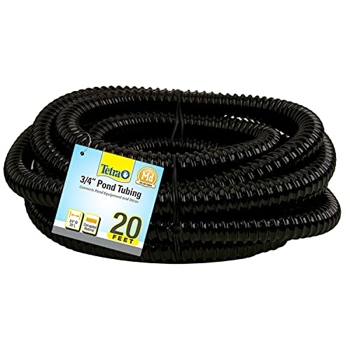TetraPond Pond Tubing 34 Inch Diameter 20 Feet Long Connects Pond Components