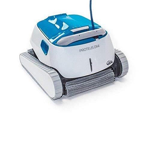 DOLPHIN Proteus DX4 Automatic Robotic Pool Cleaner with Exceptional Cleaning Power Ideal for Swimming Pools up to 50 Feet