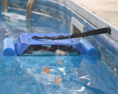 ZAK THE POOL MINDER Hands Free Pool Skimmer  Continually Captures Floating Debris  Eliminates Need to Manually Skim Pool by Hand wLong Pole  Easy to Clean  Installs in Seconds No Tools Reqd