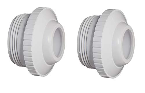 ATIE Pool Spa 1 Opening Hydrostream Return Jet Fitting with 112 Inch MIP Thread Replace Hayward SP1419E (2 Pack)