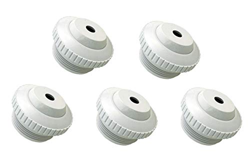 PoolSupplyTown 38 Opening Pool and Spa Jet Return Eyeball Jet Fitting with 15 Threaded Replace Hayward SP1419B(5 Pack)