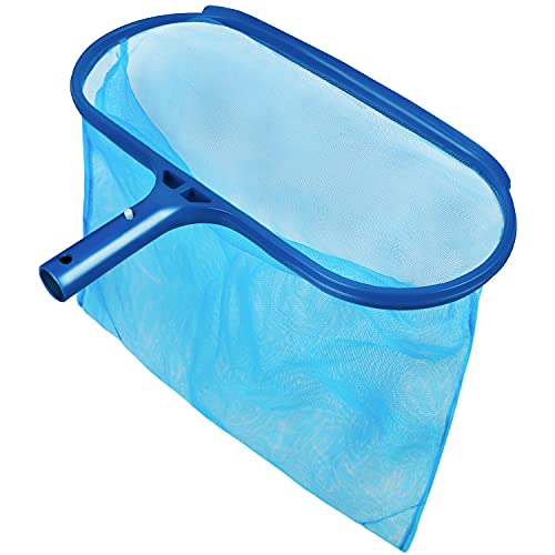 Pool Skimmer Net Deep Bag with Fine Mesh Pool Leaf Rake for Cleaning Above Ground and In Ground Pool Pond Hot Tub Spa Plastic Frame (Pole Not Include)