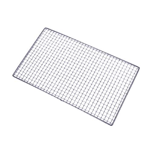 farrubbyine8 Stainless Steel Silver Barbecue Grill Grates Replacement Grill Grids Mesh Wire Net Outdoor Cook Party (118177 1pack)