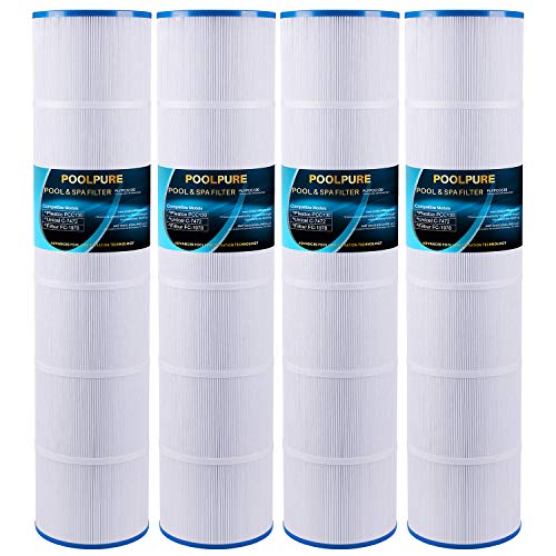 POOLPURE PCC130 Pool Filter Replaces Pentair CCP520 R173578 Filbur FC1978 FC6475 Clean and Clear Plus 520 8170143 178585 4 X 130 sq ft Filter Cartridge 4 Pack