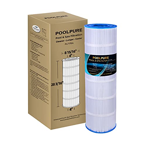 POOLPURE PLF175A Pool Filter Replaces Hayward C1750 CX1750RE PA175 Unicel C8417 Filbur FC1294 StaRite PXC 175 Waterway PCCF175 252300175S 8170175P 175 sqft Cartridge 1 Pack