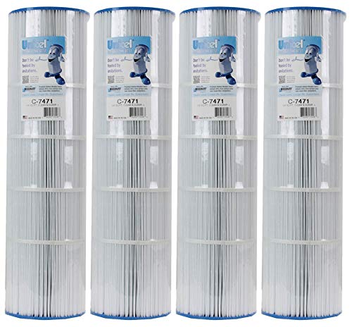 Unicel C7471 Clean  Clear Swimming Pool Replacement Filter Cartridge (4 Pack)  Replaces C7471 PCC105 and FC1977
