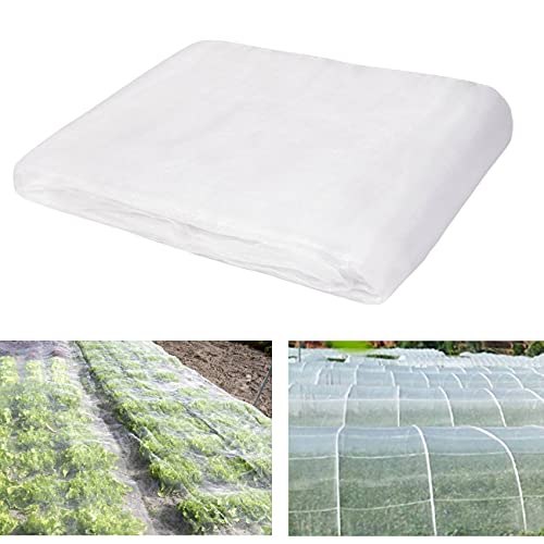 YHmall Bug Insect Netting Pest Barrier Mosquito Net  10 X 12 Ft Bird Garden Bird Netting Protect Plants Fruits Form Birds  Bugs  Mesh Netting Covers Patio Gazebo Screen Barrier Net White