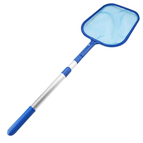IronBuddy Pool Skimmer Net with 1741 inch Telescopic Pole Leaf Skimmer Fine Mesh Rake Net for Swimming Pool Hot Tub Spa Pond Cleaning