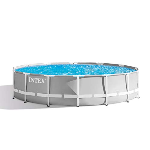 Intex 26719EH 14ft X 42in Prism Frame Pool Set Light Grey