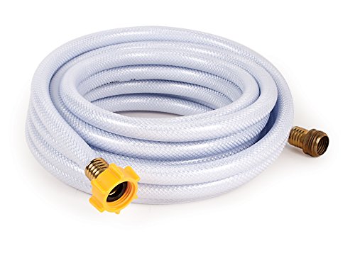 Camco 25ft TastePURE Drinking Water Hose  Lead and BPA Free Reinforced for Maximum Kink Resistance 12Inner Diameter (22733)  White