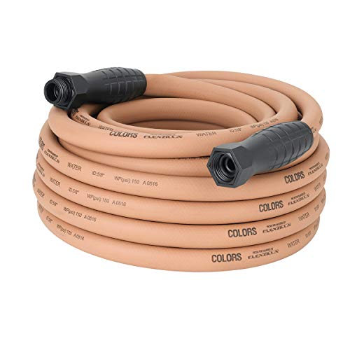 Colors Garden Hose with Swivelgrip 58 in x 50 Drinking Water Safe Red Clay  HFZC550TCS From the Makers of Flexzilla