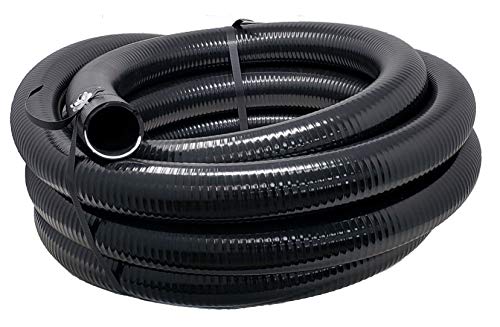 Sealproof Flexible PVC Pipe 2 Inch Dia Hose 25 FT Length Black Tubing Schedule 40 Premium Quality Made in USA