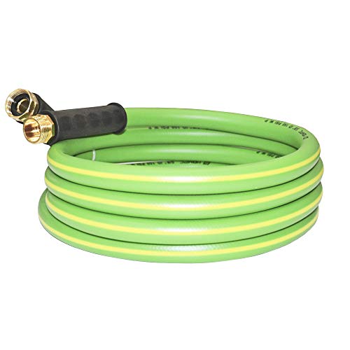 HQMPC Garden Hose 58IDx10 Feet Hose No Kink Water Hose Swivel Grip Heavy Duty Flexible Hose (10 FEET)