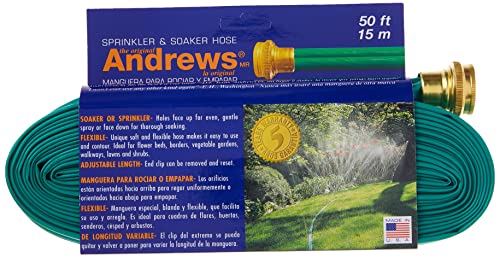 Andrews 50Foot 2 Tube Sprinkler Hose 1012348