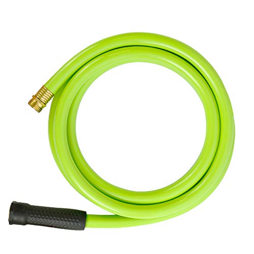 Worth Garden 34 in x 10ft Garden Hose  Replacement Short Leader Hose  Durable PVC Non Kinking Heavy Duty Water Hose with Brass Hose Fittings  12 Years Warranty