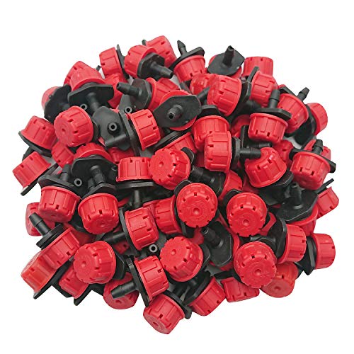 Axe Sickle 100 Pcs Adjustable Irrigation Drippers Sprinklers 14 Inch Emitter Dripper Micro Drip Irrigation Sprinklers for Watering System