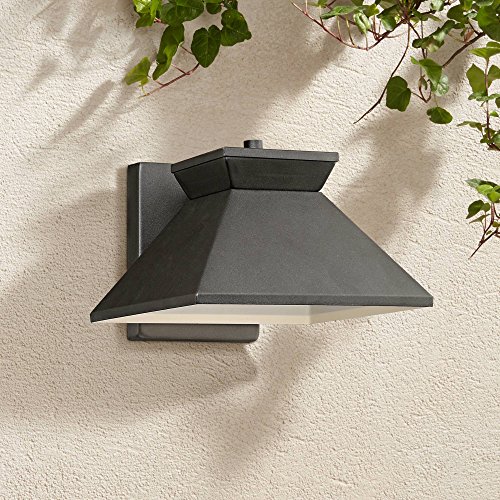 Whatley Modern Contemporary Outdoor Wall Light Fixture LED Black Steel 6 14 Metal Shade Decor for Exterior House Porch Patio Outside Deck Garage Yard Front Door Garden Home  John Timberland