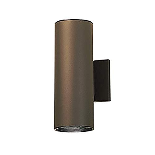 Kichler 9244AZ Aluminum Outdoor Wall Sconce Lighting 130 Total Watts Architectural Bronze 12 Height