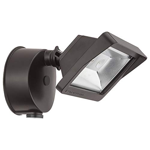 Lithonia Lighting Outdoor 2Head Square Bronze LED 4000K 1900 Lumens Wall Mount Flood Light 264TLY