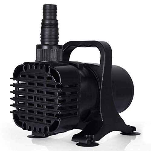 1600 GPH Submersible Pond Pump Water Pump for Koi Pond Pool Waterfall Fountains Fish Tank and Aquarium Statuary 100W