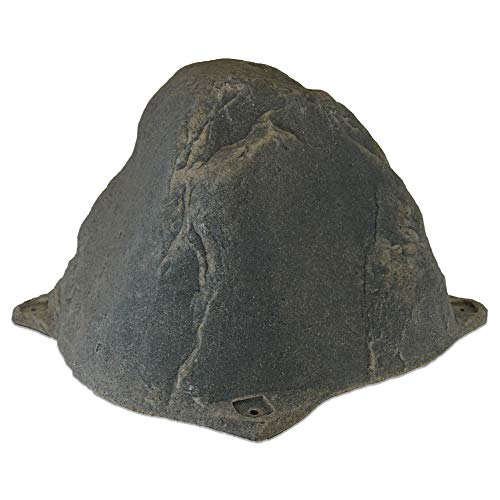 HALF OFF PONDS Gray Faux Rock Cover for Diaphragm Aeration Pumps