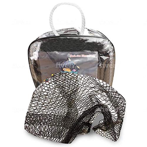 PROpondNET Koi Pond Netting Cover  Heavy Duty Pool and Pond Net with Extra Fine Mesh  Protects Koi Fish from Blue Heron Birds Cats Predators  Sturdy Nylon Knotted Pond Net with Metal Stakes