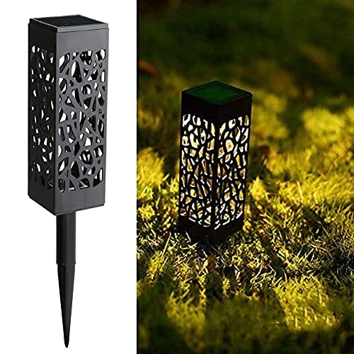 Maggift 8 Pcs Solar Powered LED Garden Lights Solar Path Lights Outdoor Automatic Led Halloween Christmas Decorative Landscape Lighting for Patio Yard and Garden