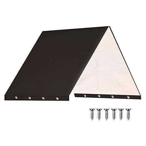 Heavy Duty Swing Set CanopyKids Playground Roof Canopy CoverWooden Swing Sets Cover For BackyardOutdoor Replacement Sunshade Cover Black 52 x 90 InchPlayest Canopy Replacement 52 x 90 Inch