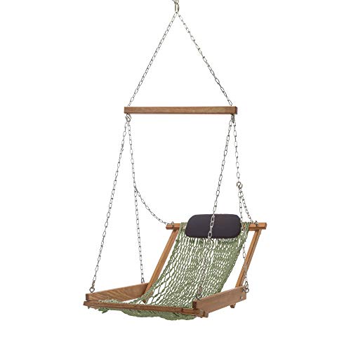 Nags Head Hammocks Cumaru Hanging Hammock Chair Meadow DuraCord