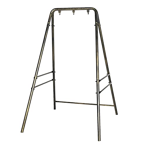 ONCLOUD Upgraded Hammock Chair Stand Metal Swing Stand Frame Heavy Duty Steel Hammock Stand Only for Porch Backyard Indoor or Outdoor Antique Bronze Finish