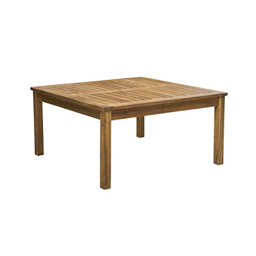 Christopher Knight Home Perla Outdoor Acacia Wood Coffee Table Teak Finish