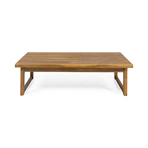 Christopher Knight Home 312967 Timothy Outdoor Acacia Wood Coffee Table Teak Finish