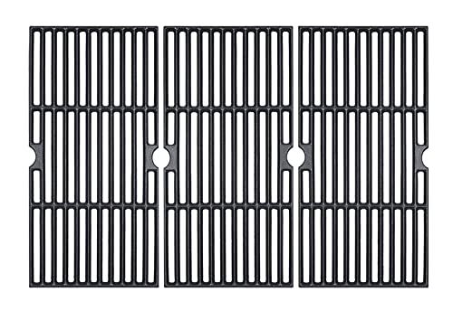 GasSaf Grill Grates Replace for Charbroil 463420508 463420509 463420511 463436213 463436214 463440109 Master Chef Thermos Backyard and Others Grills 16 78 Cast Iron Grill Grates(Set of 3)