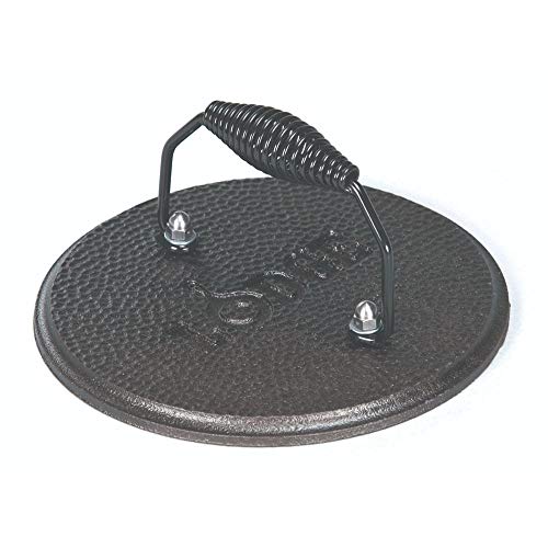 Lodge LGPR3 Cast Iron Round Grill Press PreSeasoned 75inch