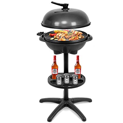 Giantex 1350W Electric BBQ Grill Nonstick w 4 Temperature Setting Outdoor Garden Patio Camping